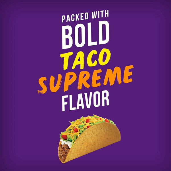 Taco Bell Taco Supreme Sunflower Seeds by BIGS, 5.35 Ounce (Pack of 3) with By The Cup Bag Clip