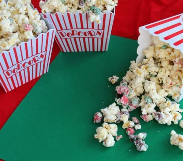 By The Cup Peppermint Bark Candy 2 Pound Red Green and White Candy Pieces