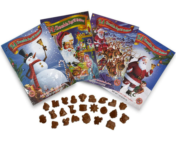 Albert's 24 Chocolate days to Christmas Advent Calendar (Pack of 3)