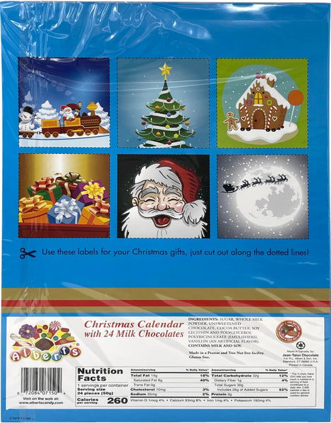 Albert's 24 Chocolate days to Christmas Advent Calendar (Pack of 3)