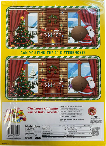 Albert's 24 Chocolate days to Christmas Advent Calendar (Pack of 3)