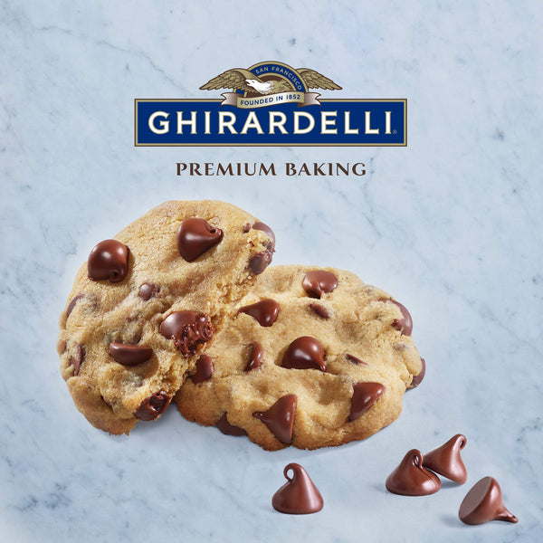 Ghirardelli Milk Chocolate Chips, 5lb Bag with Ghirardelli Stamped Barista Spoon