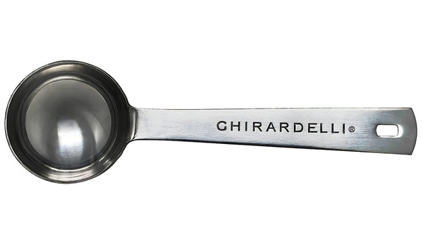 Ghirardelli 60% Cacao Chocolate Chip, 5lb Bag with Ghirardelli Stamped Barista Spoon