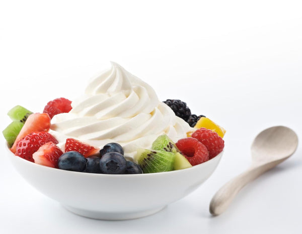 By The Cup Non-Dairy Soft Serve Mix Variety, Gluten Free, 1 of each Flavor: 5.5-6 lb Bag: Vanilla and Pineapple