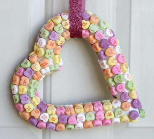 By The Cup Small Conversation Candy Hearts, 5 Pound Bag