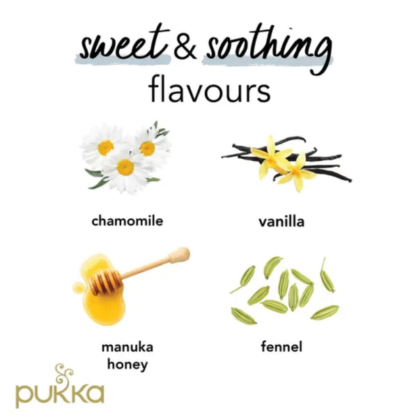 Pukka Herbal Tea Bag Variety, 4 Flavors, 10 of each (Pack of 40) with By The Cup Honey Sticks