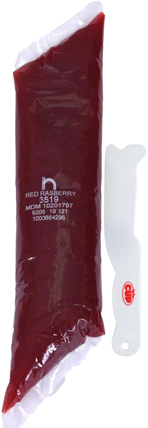 Henry and Henry Red Raspberry Pie & Pastry Filling, 2 Pound with By The Cup Spatula Knife