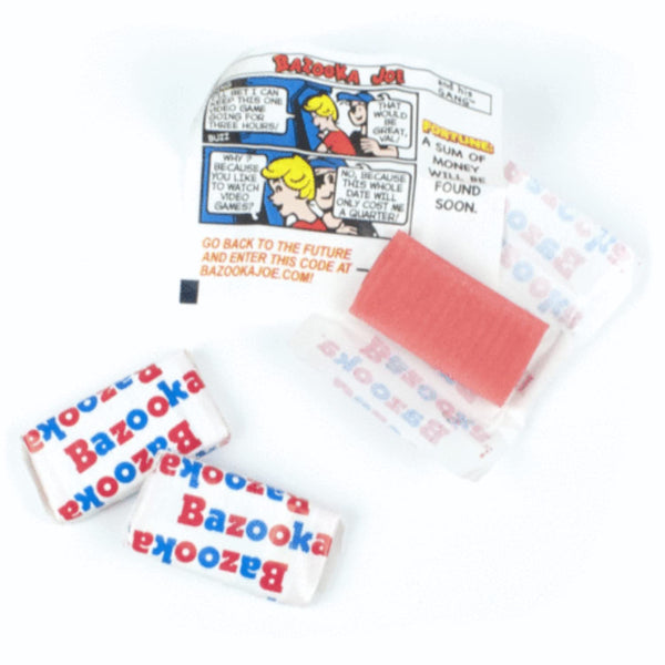 By the Cup 12 oz Bulk Bag of Bazooka Original Bubble Gum with Comic Inside Every Wrapper