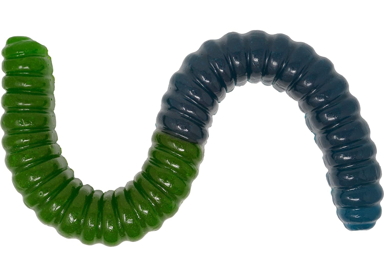 By The Cup Giant Gummy Worm, Blue Raspberry and Green Apple Flavored, 2.5 lbs