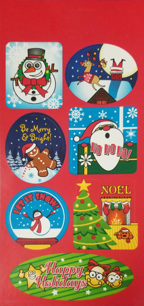 By The Cup Christmas Advent Calenda 24 Chocolate days to Christmas (Pack of 4) with 1 Sheet of Christmas Stickers