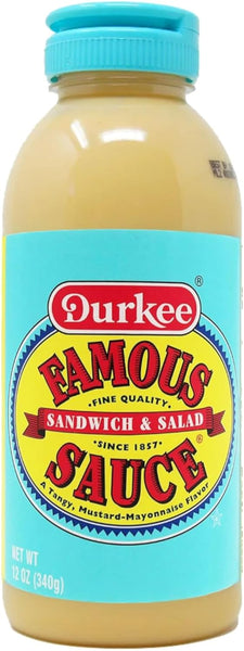 Durkee Famous Sandwich & Salad Sauce 12 oz (Pack of 3) with By The Cup Spatula Knife