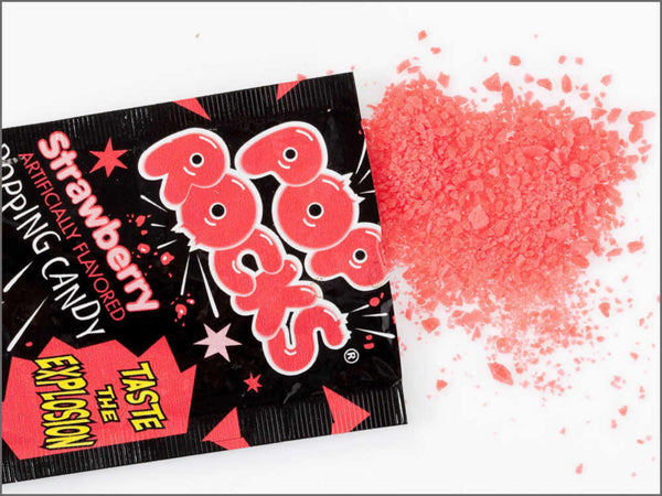 Pop Rocks Variety Pack, 3 Flavor (Pack of 30) 10 of each 0.33 oz Packets with By The Cup Stickers