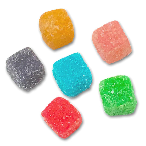 By The Cup Sour, Sweet & Fruity Chewy Candy Cubes, 2.5 lb Bag