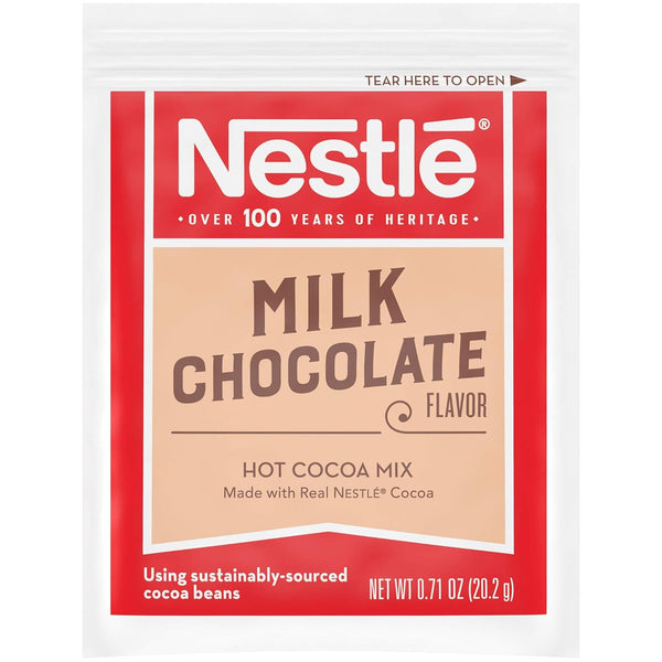 Nestlé Hot Cocoa Mix Variety, Milk Chocolate & Rich Chocolate, 110 Single Serve Hot Cocoa Packets with By The Cup Coasters