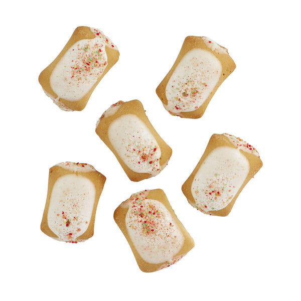 Pop-Tarts Bites Frosted Strawberry, 3.5 oz (Pack of 3) with By The Cup Bag Clip