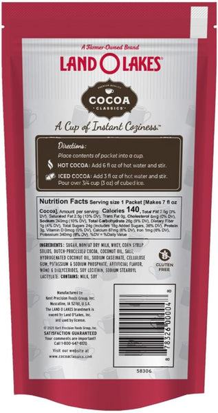 Land O Lakes Raspberry & Chocolate Hot Cocoa Mix, Approximately 36 Packets, 1.25 Ounce each with By The Cup Cocoa Cup