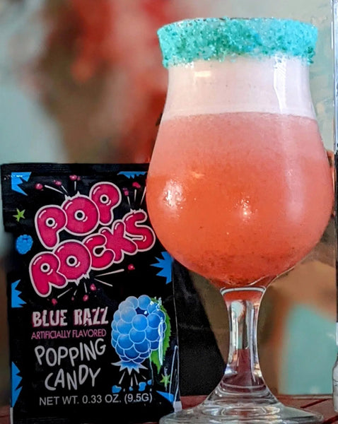 Pop Rocks Variety Pack, 3 Flavor (Pack of 30) 10 of each 0.33 oz Packets with By The Cup Stickers