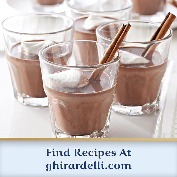 Ghirardelli Double Chocolate Premium Hot Cocoa Mix, 10.5 oz Bag (Pack of 2) with Ghirardelli Stamped Barista Spoon