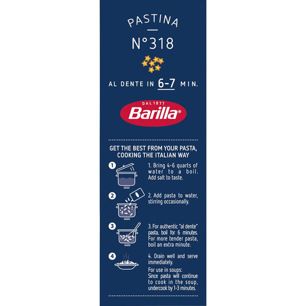 Pastina Pasta, 12 Ounce Box with By The Cup Swivel Spoons