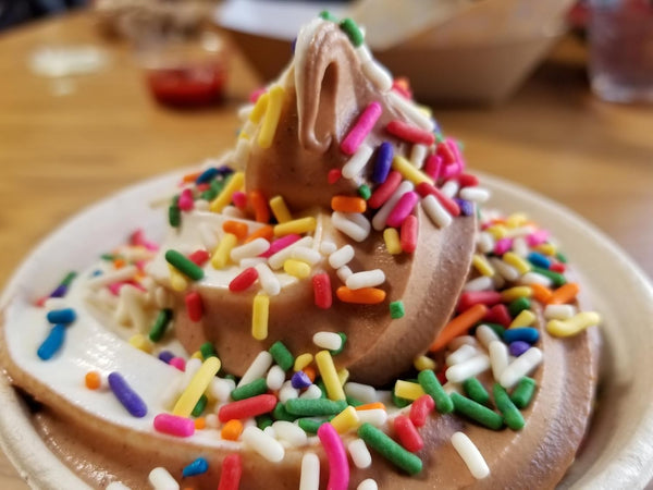 By The Cup Non-Dairy Soft Serve Mix Variety, Gluten Free, 1 of each Flavor: 6 lb Bag: Chocolate and Vanilla
