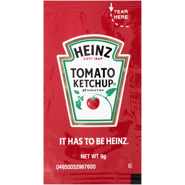 Heinz Ketchup, Single Serve Condiment Packets, 50 Count with By The Cup Spatula Knife