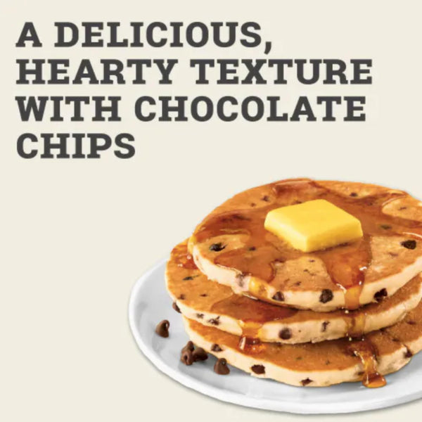 Hungry Jack Complete Chocolate Chip Pancake & Waffle Mix, 7 oz (Pack of 2) with By The Cup Spatula Knife