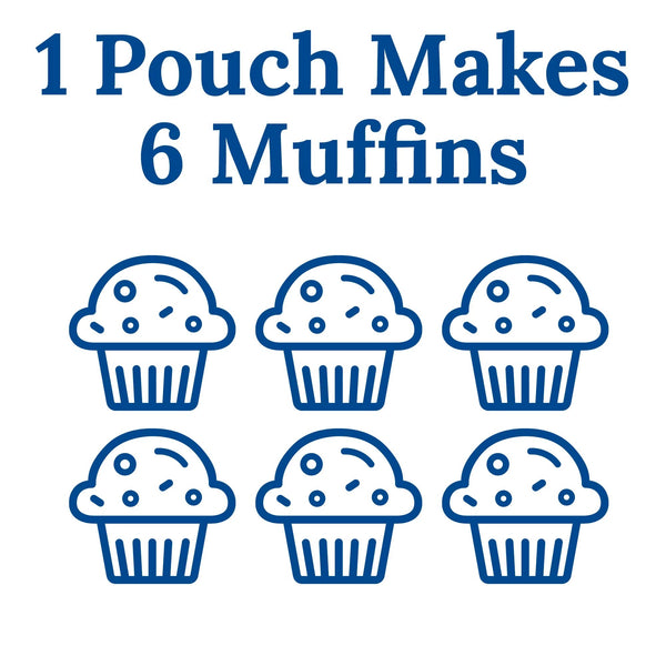 Martha White Blueberry Muffin Mix, 7 oz (Pack of 3) with By The Cup Swivel Spoons