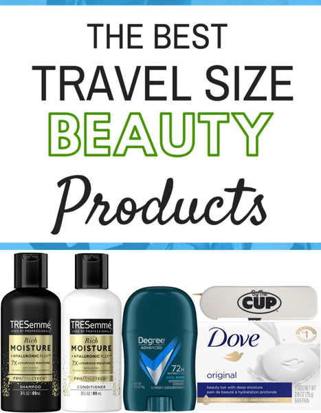 By The Cup Body Travel Pack Includes: Shampoo & Conditioner, Dove Soap, Degree Antiperspirant and Toothpick Dispenser