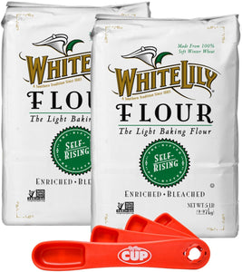 white lily unbleached bread flour White Lily Non-GMO Self Rising Flour 5 lb Bag (Pack of 2) By The Cup S