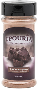 Upouria Chocolate Shakeable Topping, 5.5 Ounce Jar