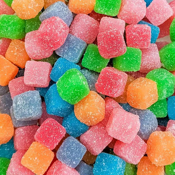 By The Cup Sour, Sweet & Fruity Chewy Candy Cubes, 2.5 lb Bag