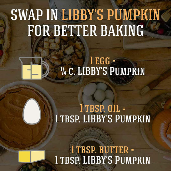 Libby's Pure Pumpkin, Gluten Free, Non-GMO, Superfood, 15 oz Can (Pack of 3) with By The Cup Pie Slicer