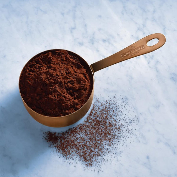 Ghirardelli Majestic Premium Cocoa Powder , 32 Ounce Can with Ghirardelli Stamped Barista Spoon
