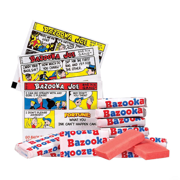 By the Cup 24 oz Bulk Bag of Bazooka Original Bubble Gum with Comic Inside Every Wrapper