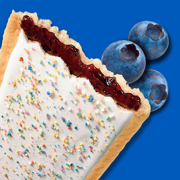 Pop-Tarts Whole Grain Variety, 1 of each: Blueberry, Strawberry, Cinnamon, 3.3 oz (Pack of 3) with By The Cup Bag Clip