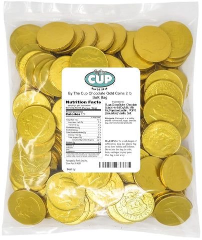 By The Cup Chocolate Gold Coins 2 lb Bulk Bag