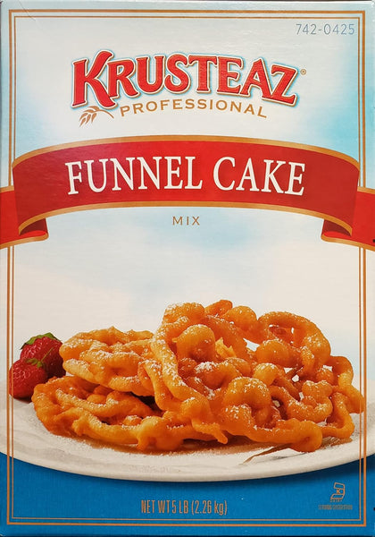 Krusteaz Professional Funnel Cake Mix, 5 lb Box with Krusteaz Professional Dessert Server