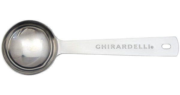 Ghirardelli Chocolate Sauce and Vanilla Sauce, 16 Ounce Squeeze Bottles (Set of 2) - with Limited Edition Measuring Spoon