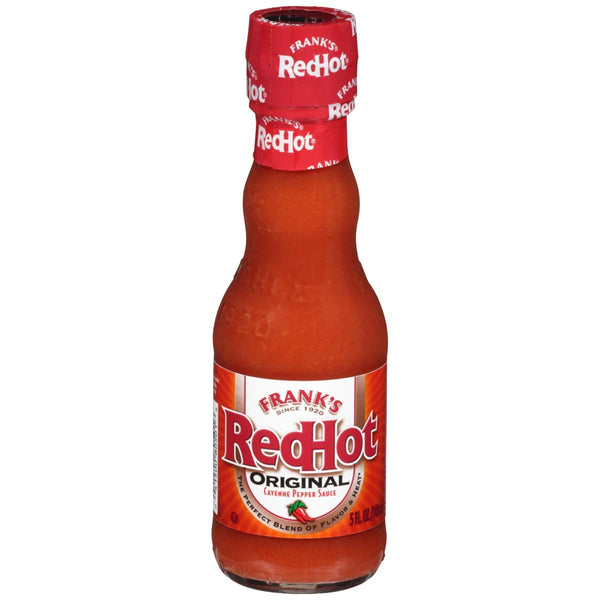 Frank's RedHot Original Cayenne Pepper Hot Sauce 5 Ounce (Pack of 2) with BYTC measuring spoons