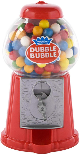 Classic Dubble Bubble 8.5 Inch Gumball Machine with 3 Pound By The Cup Gumballs Bulk Refill