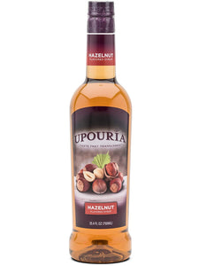 Upouria Hazelnut Coffee Syrup Flavoring, 100% Vegan, Gluten-Free, 750 mL Bottle (Pack of 1)
