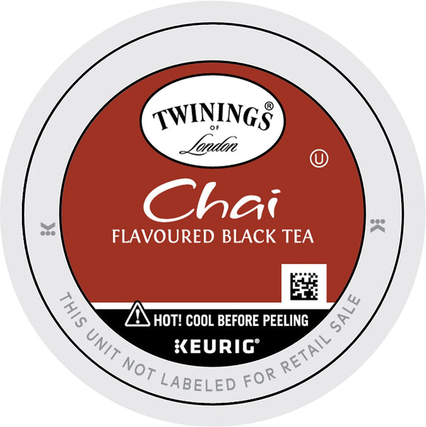 Twinings Tea Variety, K Cup Compatible, Nightly Calm, Camomile, Peppermint, Chai, Rooibos, Lemon & Ginger (Pack of 24) with By The Cup Honey Sticks