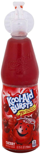 Kool-Aid Burst Soft Drink Variety Pack, Includes Grape, Cherry, Lime and Tropical Punch, 6.75 fl oz, 3 of each Flavor (Pack of 12) with By The Cup Coasters