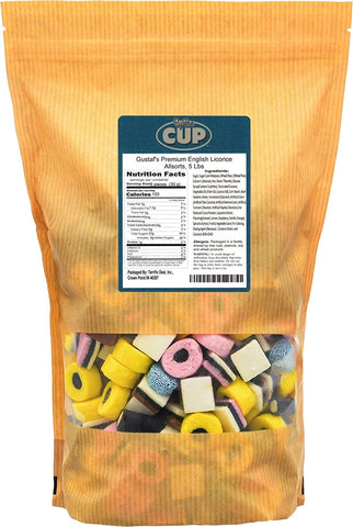Gustaf's Premium English Licorice Allsorts, 5 Lbs