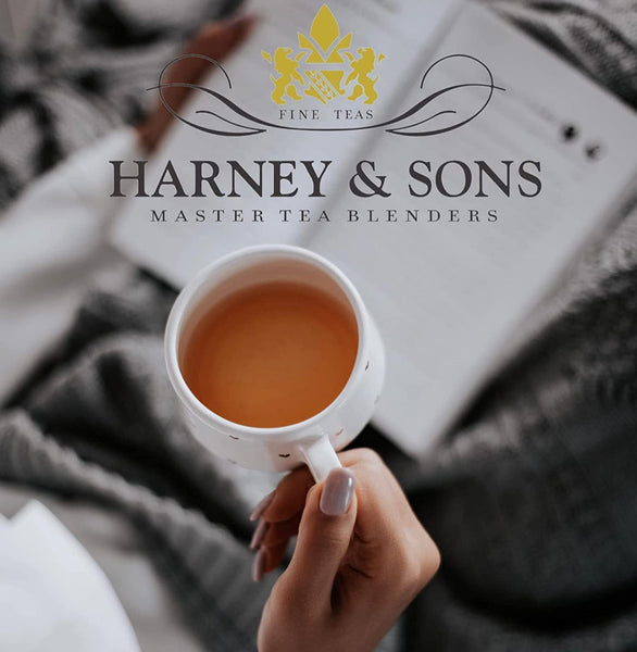 Harneys 40 ct Tea Variety with By The Cup Honeystix