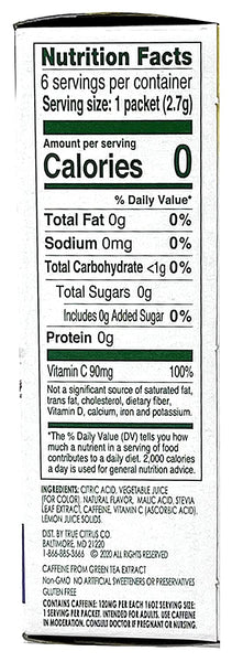 True Citrus Energy Hydration Kit, Includes True Lemon Blueberry Acai and Strawberry Dragonfruit Drink Mix Sweetened with Stevia and 2 By The Cup Mood Spoons