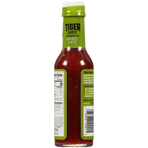 Try Me Tiger Sauce 5 Ounce Bottle (Pack of 2) with 2 By The Cup Sauce 2 Go Keychains
