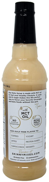 Sugar Free Keto Vanilla Bean and Mocha with MCT Oil 750 ml Bottles (Pack of 2) with 2 By The Cup Syrup Pumps