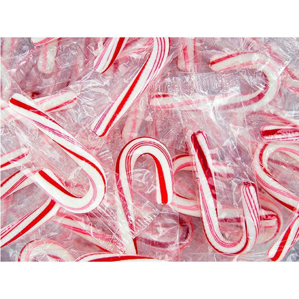 By The Cup Red & White Peppermint Mini Candy Canes, 10 oz Bag