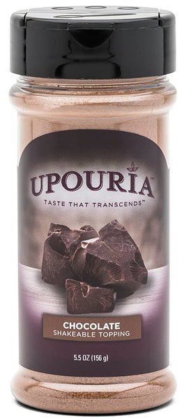 Upouria Chocolate Flavored Shakeable Topping 5.5 Ounce - (Pack of 2)